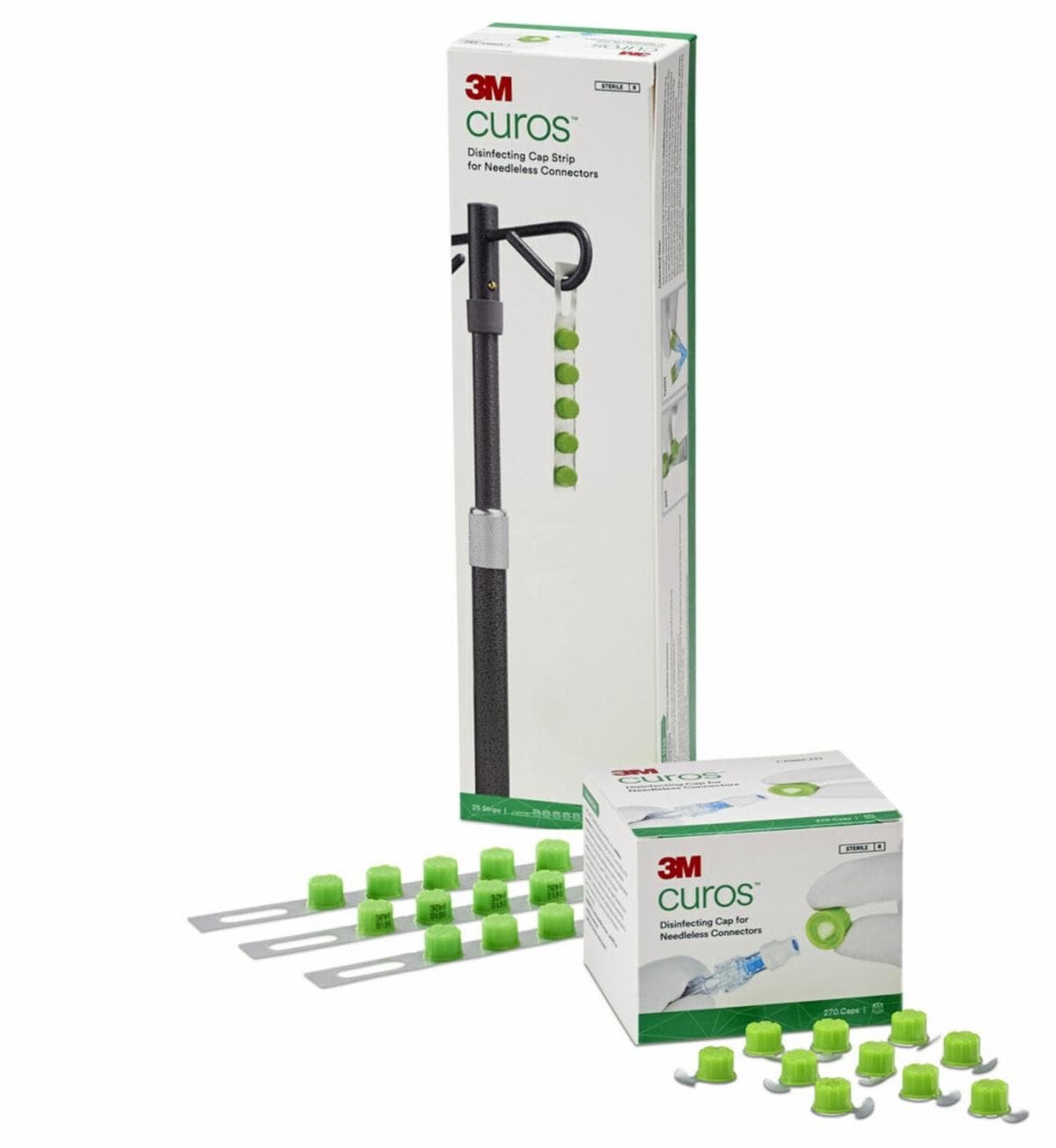 3M™ Curos™ Dezinfekční uzávěry pro bezjehlové konektory